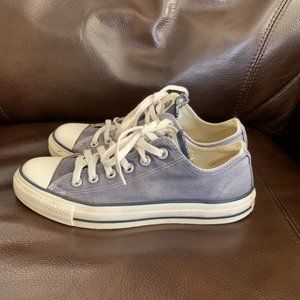 Converse All Star Women's 8 Men's 6 Blue Canvas Low Top Sneaker